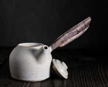 Load image into Gallery viewer, "The Mossy Glen" Teapot w/ Driftwood Side Handle