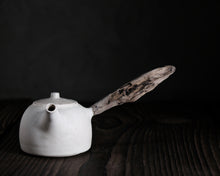 Load image into Gallery viewer, "Morning's Light" Teapot w/ Driftwood Side Handle