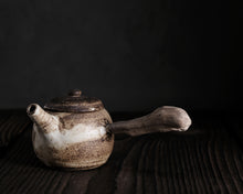 Load image into Gallery viewer, "Weekend Hootenany" Teapot w/ Driftwood Side Handle