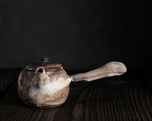 Load image into Gallery viewer, "Weekend Hootenany" Teapot w/ Driftwood Side Handle
