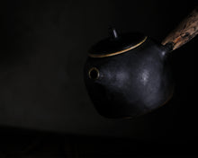 Load image into Gallery viewer, "Moonbeam Meadow" Teapot w/ Driftwood Side Handle