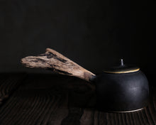 Load image into Gallery viewer, "Moonbeam Meadow" Teapot w/ Driftwood Side Handle