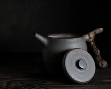 Load image into Gallery viewer, "Days Gone By" Teapot w/ Driftwood Rear Handle