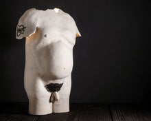 Load image into Gallery viewer, &quot;Harris&quot; Hand-Sculpted Body Table Lamp
