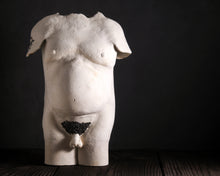 Load image into Gallery viewer, &quot;Harris&quot; Hand-Sculpted Body Table Lamp
