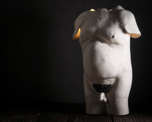 Load image into Gallery viewer, &quot;Harris&quot; Hand-Sculpted Body Table Lamp
