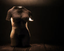 Load image into Gallery viewer, &quot;Sylvia&quot; Hand-Sculpted Body Table Lamp
