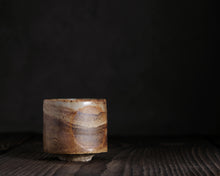 Load image into Gallery viewer, &quot;Grassland Vista&quot; Handmade Kurinuki Stoneware Teacup
