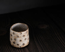 Load image into Gallery viewer, &quot;Harvest Moon&quot; Handmade Kurinuki Stoneware Teacup
