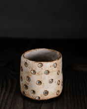 Load image into Gallery viewer, &quot;Harvest Moon&quot; Handmade Kurinuki Stoneware Teacup
