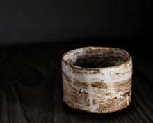 Load image into Gallery viewer, &quot;Dockside at Dusk&quot; Handmade Kurinuki Stoneware Tea Bowl
