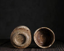 Load image into Gallery viewer, &quot;Dockside at Dusk&quot; Handmade Kurinuki Stoneware Tea Bowl

