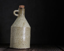 Load image into Gallery viewer, &quot;Sunday Mornin&#39;&quot; Handmade Ceramic Jug w/ Cork Stopper
