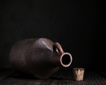 Load image into Gallery viewer, &quot;&#39;Ole Rocky Top&#39;&quot; Handmade Ceramic Jug w/ Cork Stopper
