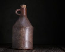 Load image into Gallery viewer, &quot;&#39;Ole Rocky Top&#39;&quot; Handmade Ceramic Jug w/ Cork Stopper
