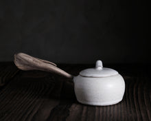 Load image into Gallery viewer, &quot;The Wayside Pond&quot; Teapot w/ Driftwood Side Handle
