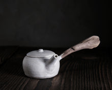 Load image into Gallery viewer, &quot;The Wayside Pond&quot; Teapot w/ Driftwood Side Handle
