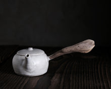 Load image into Gallery viewer, &quot;The Wayside Pond&quot; Teapot w/ Driftwood Side Handle
