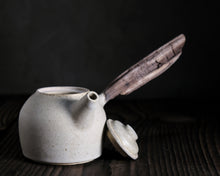 Load image into Gallery viewer, &quot;The Mossy Glen&quot; Teapot w/ Driftwood Side Handle
