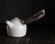 Load image into Gallery viewer, &quot;The Mossy Glen&quot; Teapot w/ Driftwood Side Handle
