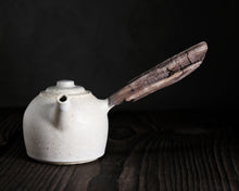 Load image into Gallery viewer, &quot;The Mossy Glen&quot; Teapot w/ Driftwood Side Handle
