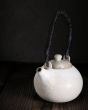 Load image into Gallery viewer, &quot;Old Place Home&quot; Teapot w/ Handwoven Handle
