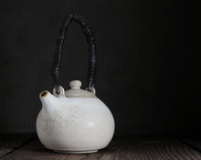 Load image into Gallery viewer, &quot;Old Place Home&quot; Teapot w/ Handwoven Handle
