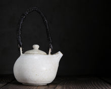 Load image into Gallery viewer, &quot;Old Place Home&quot; Teapot w/ Handwoven Handle
