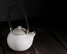 Load image into Gallery viewer, &quot;Old Place Home&quot; Teapot w/ Handwoven Handle
