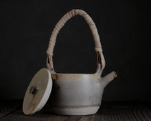 Load image into Gallery viewer, &quot;Friday&#39;s Forage&quot; Teapot w/ Handwoven Handle
