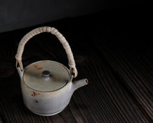 Load image into Gallery viewer, &quot;Friday&#39;s Forage&quot; Teapot w/ Handwoven Handle
