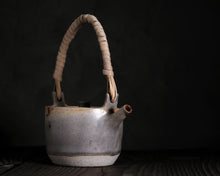 Load image into Gallery viewer, &quot;Friday&#39;s Forage&quot; Teapot w/ Handwoven Handle
