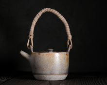 Load image into Gallery viewer, &quot;Friday&#39;s Forage&quot; Teapot w/ Handwoven Handle
