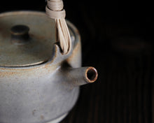 Load image into Gallery viewer, &quot;Friday&#39;s Forage&quot; Teapot w/ Handwoven Handle
