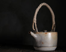 Load image into Gallery viewer, &quot;Friday&#39;s Forage&quot; Teapot w/ Handwoven Handle
